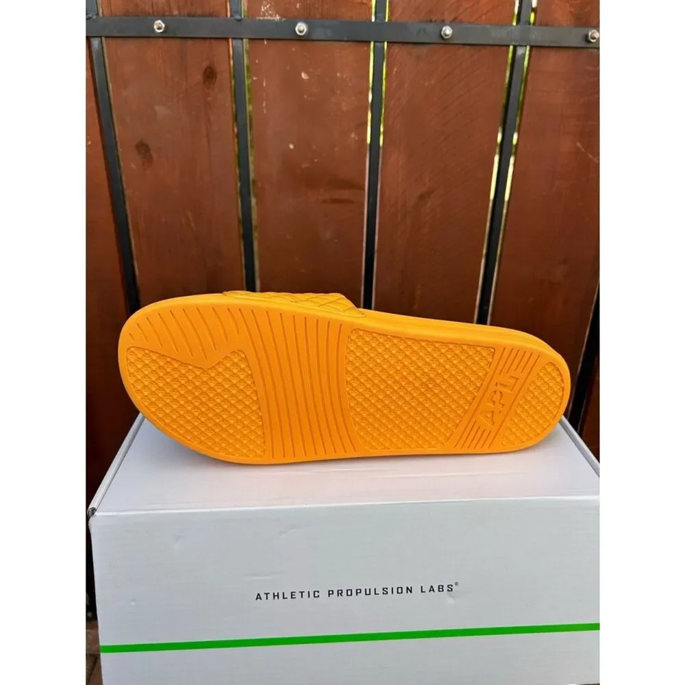 NIB APL Lusso Slides size 11 Men's in Mango